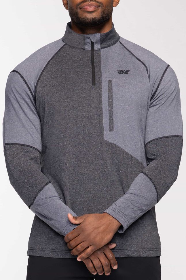 Multi-Panel 1/4 Zip Pullover